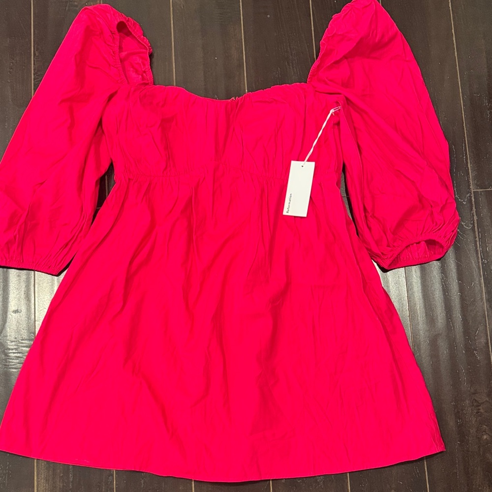 Reformation Vibrant Pink Blouse